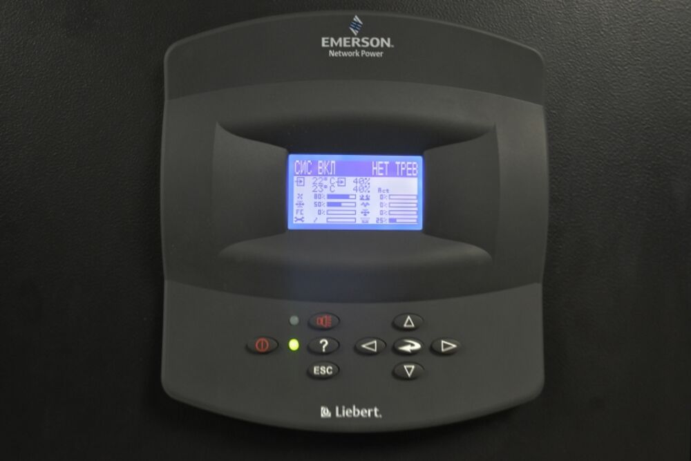 Control panel of the data hall precision cooling system