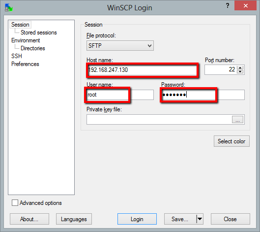 winscp as sftp server