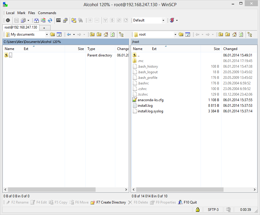 winscp sftp server